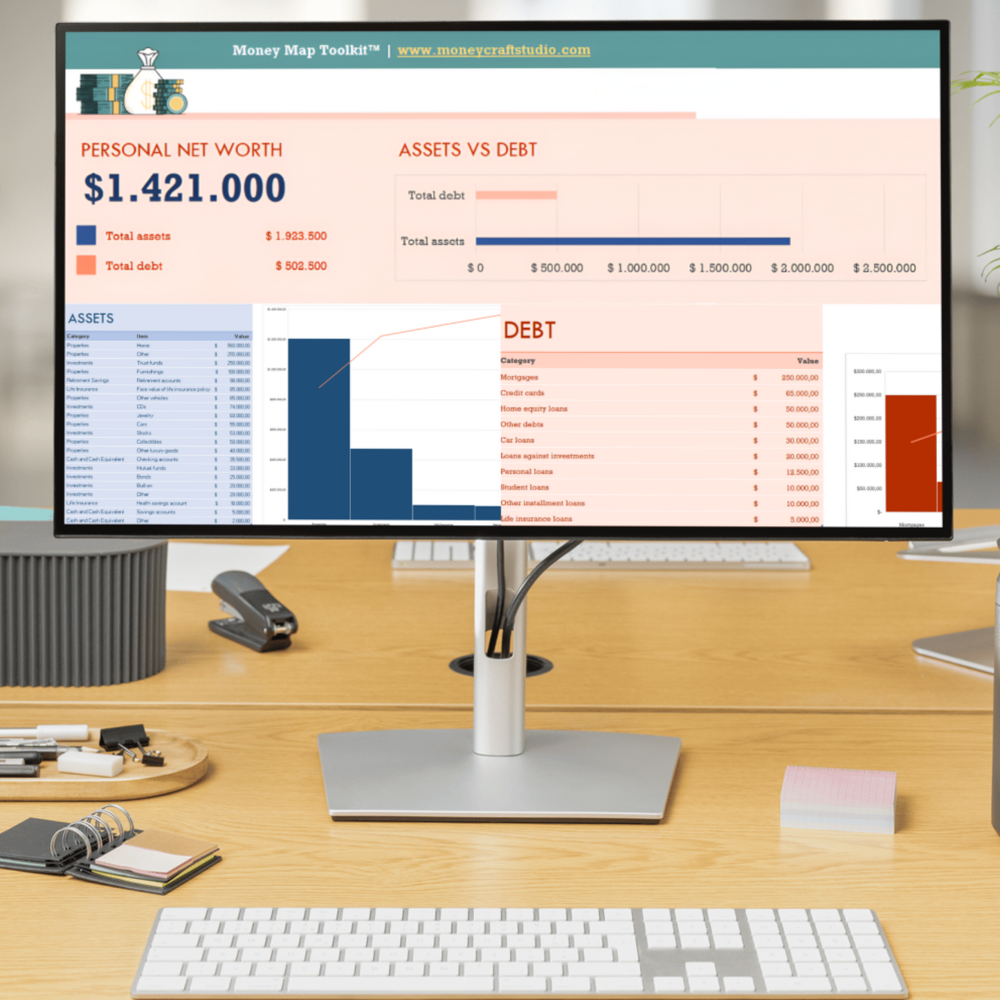Mockup Image Personal Net Worth Calculator