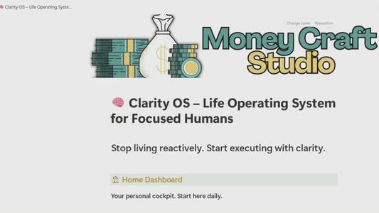 Clarity OS: Life Operating System for Focused Humans - Notion Template
